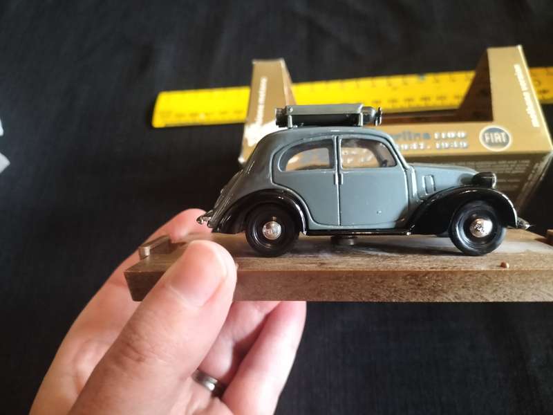 Vintage Brumm Fiat 508C Berlina 1100 R 32 - Scale 1/43 - 1937-1939 - Methane Version -Good Condition