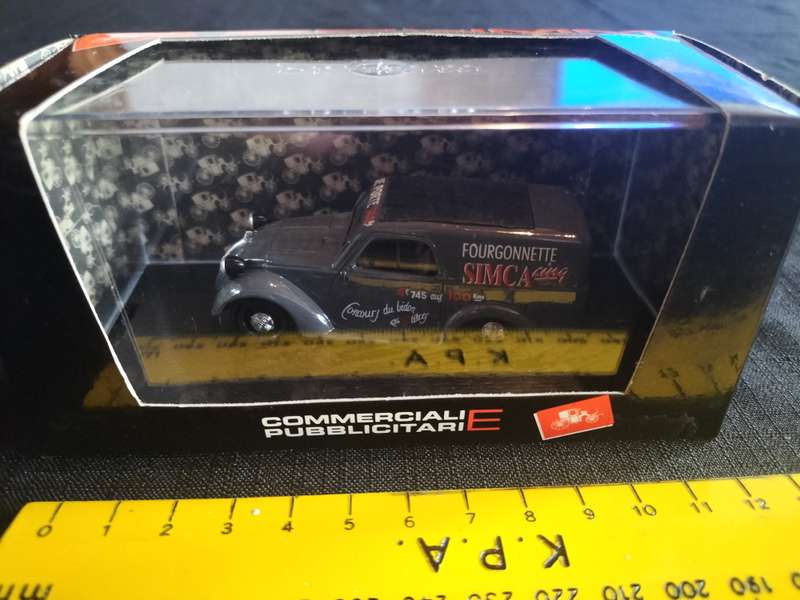 Vintage Brumm R244 Simca 5 Furgoncino - Salone dell'auto di Parigi 1936 -Good Condition