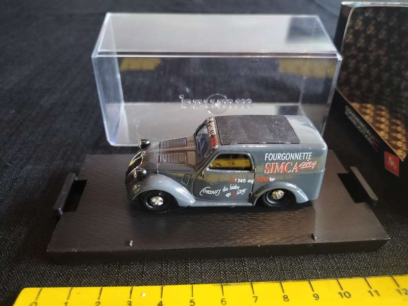Vintage Brumm R244 Simca 5 Furgoncino - Salone dell'auto di Parigi 1936 -Good Condition