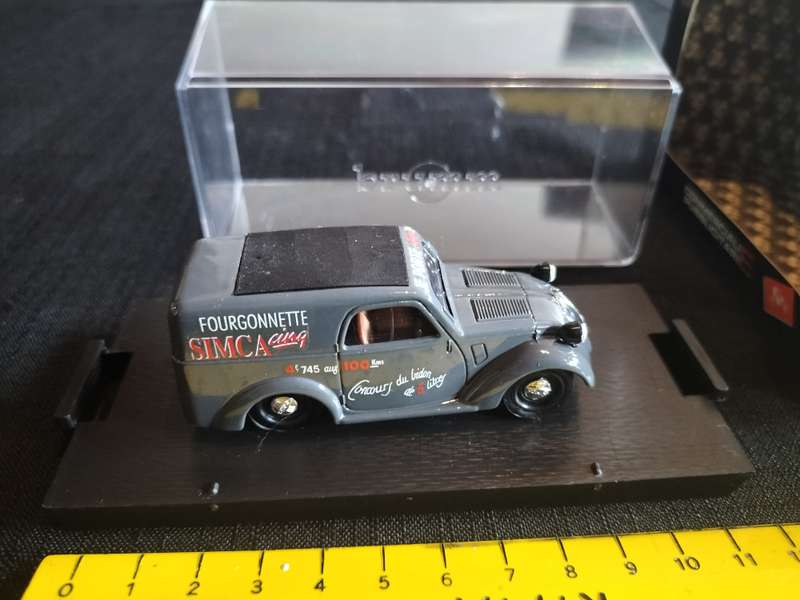 Vintage Brumm R244 Simca 5 Furgoncino - Salone dell'auto di Parigi 1936 -Good Condition