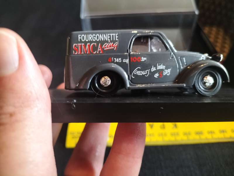 Vintage Brumm R244 Simca 5 Furgoncino - Salone dell'auto di Parigi 1936 -Good Condition