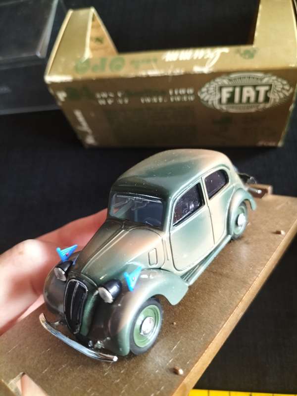 Vintage Brumm R34 1937-1939 Fiat Berlina - 508C -1100 - HP32 - Armed Forced Version - Good Condition