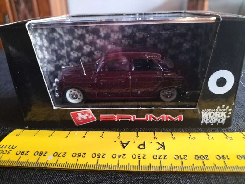Vintage Brumm R307 Fiat 1400B Polizia Stradale 1956  -Scale 1/43- Good Condition