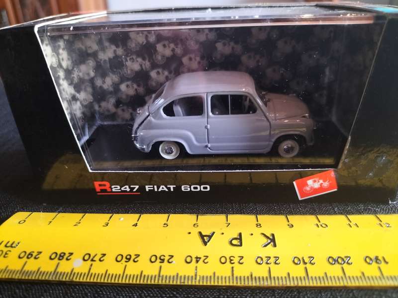 Vintage Brumm R247 Fiat 600 1A Serie 1955 - Good Condition