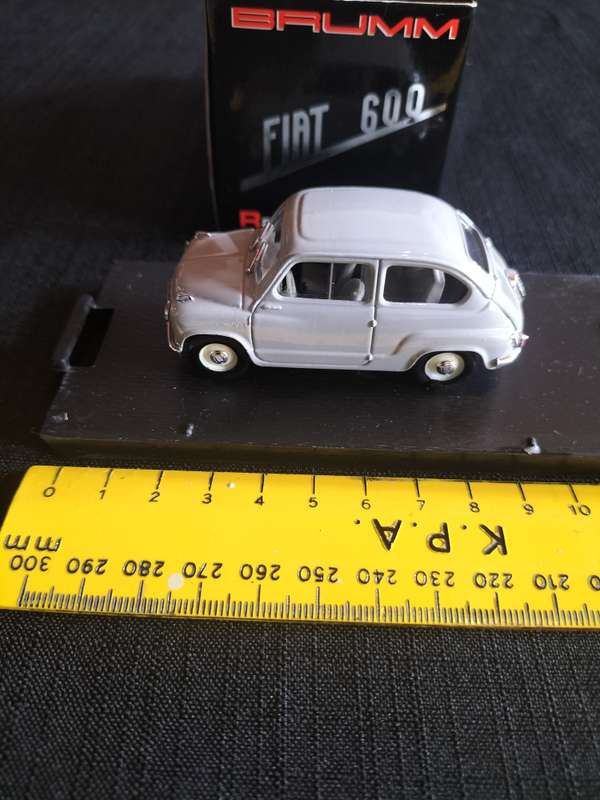 Vintage Brumm R247 Fiat 600 1A Serie 1955 - Good Condition