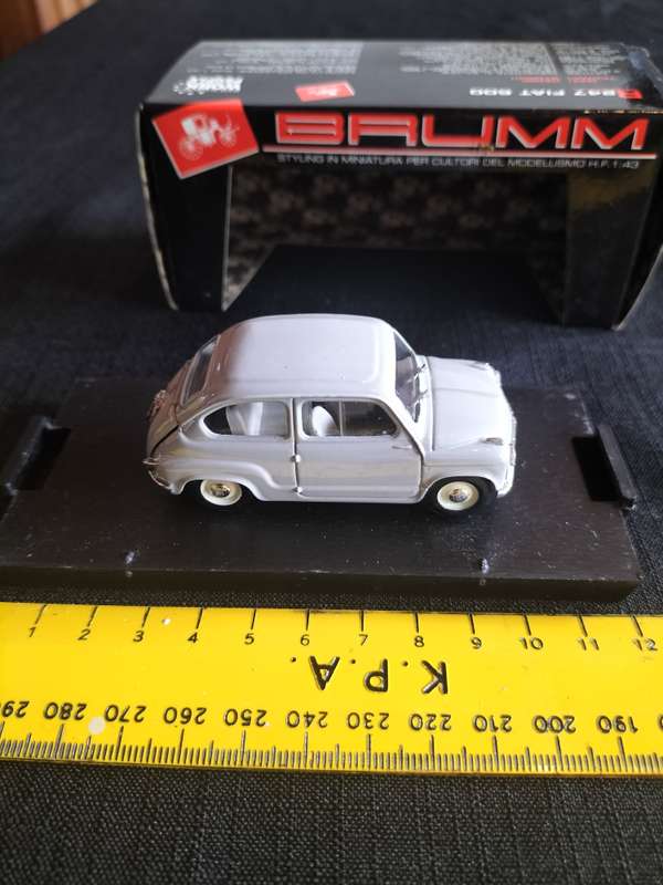 Vintage Brumm R247 Fiat 600 1A Serie 1955 - Good Condition