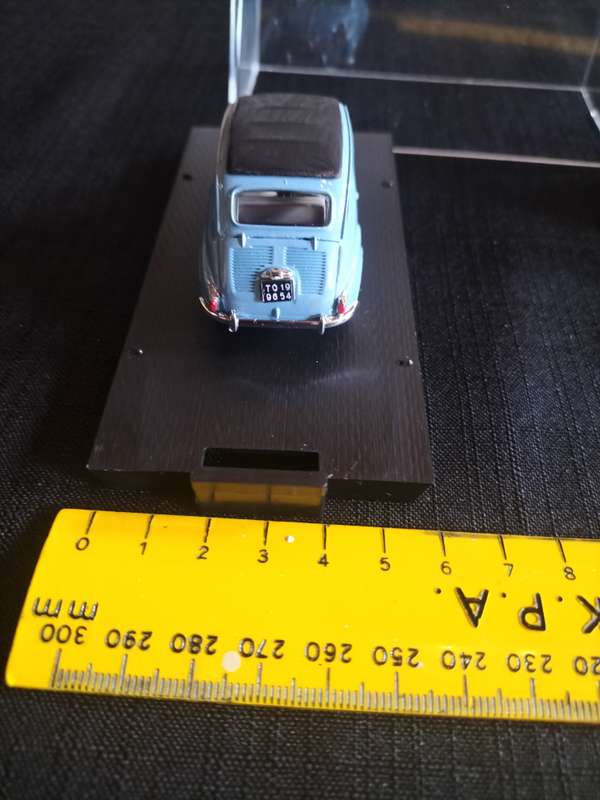 Vintage Brumm R249 Fiat 600 Trasformabile 1956 Chiusa - Scale 1:43 - Good Condition