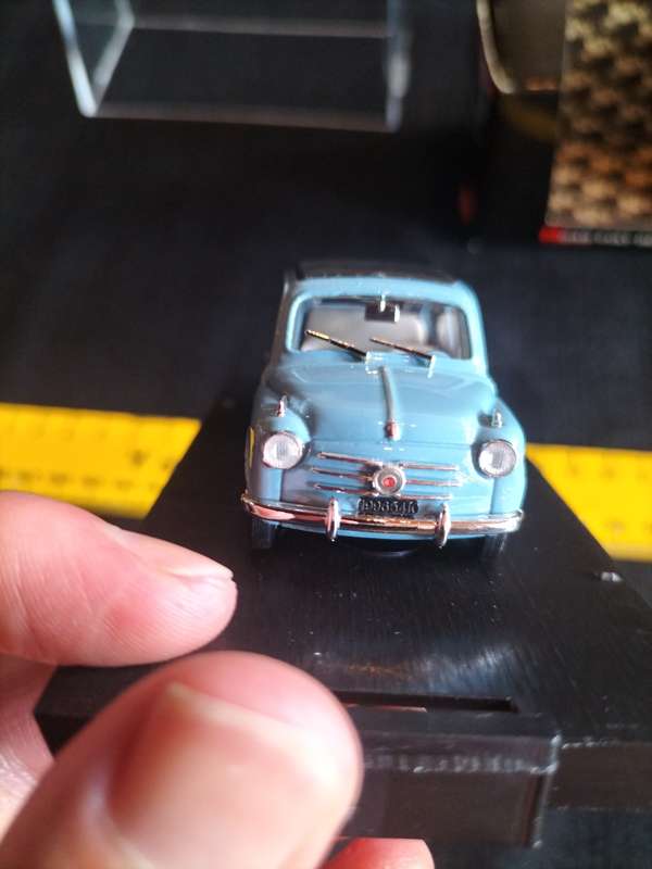 Vintage Brumm R249 Fiat 600 Trasformabile 1956 Chiusa - Scale 1:43 - Good Condition