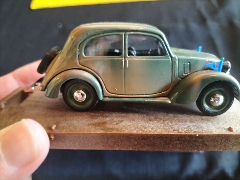 Vintage Brumm R34 1937-1939 Fiat Berlina - 508C -1100 - HP32 - Armed Forced Version - Good Condition