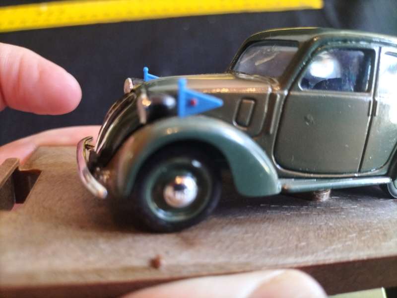 Vintage Brumm R34 1937-1939 Fiat Berlina - 508C -1100 - HP32 - Armed Forced Version - Good Condition