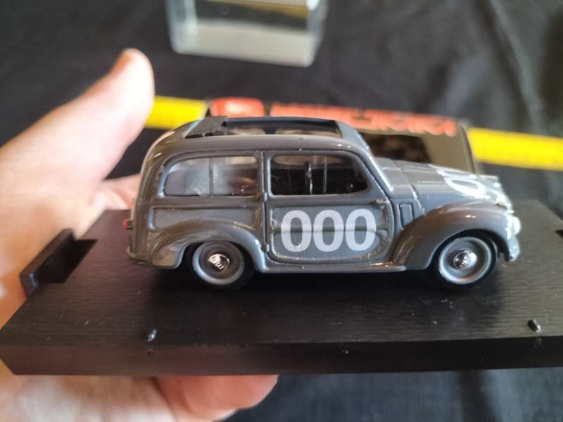 Vintage Brumm 000 Commissari Di Gara Fiat 500C Belvedere 38A Targa Florio 1954- Scale 1:43 -N0 1275