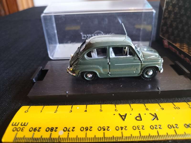 Brumm R308 Fiat 600D Polizia Stradale 1960 - Scale 1:43