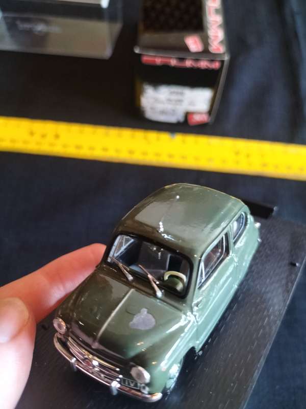 Brumm R308 Fiat 600D Polizia Stradale 1960 - Scale 1:43