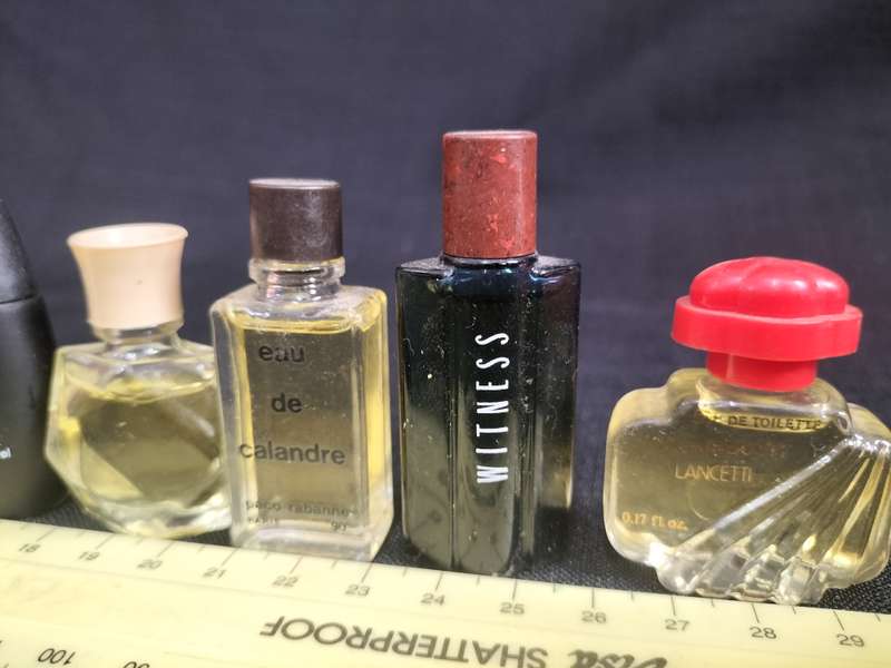 Collection of 10 Vintage Interesting Miniature Perfumes