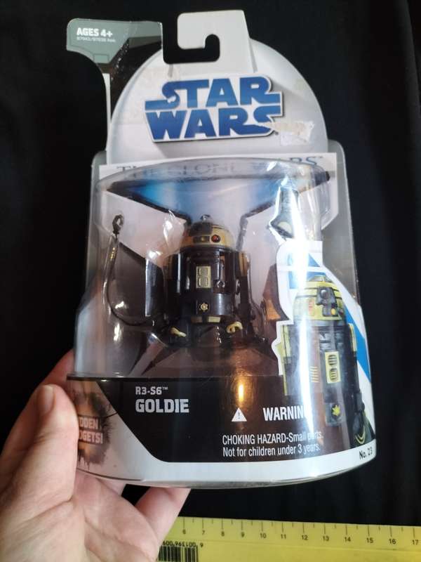 Star Wars - The Clone Wars Animated Action Figure NO23 R3 - S6 - Goldie