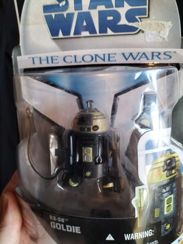 Star Wars - The Clone Wars Animated Action Figure NO23 R3 - S6 - Goldie