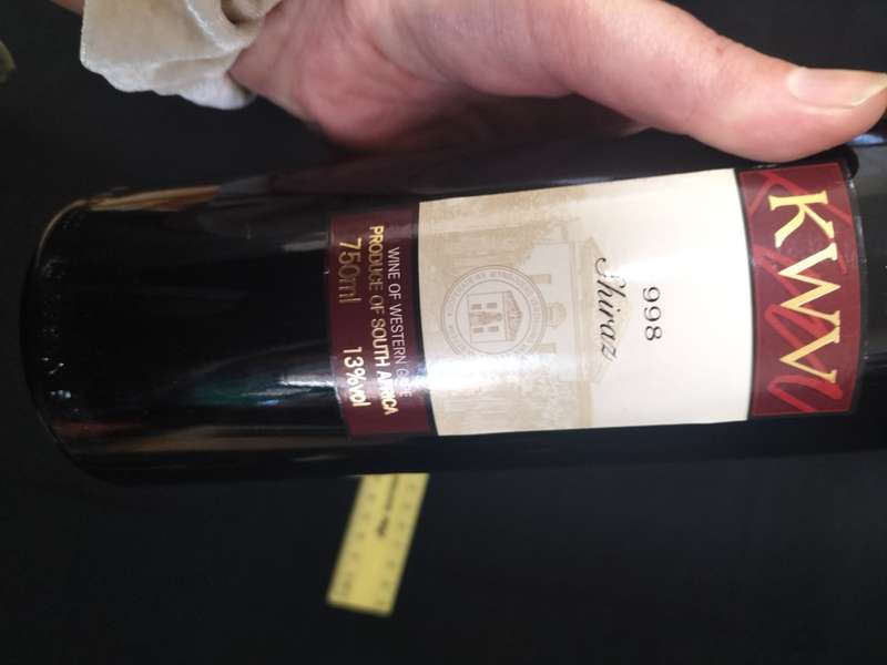 Vintage 1998 Vintage KWV Shiraz  - 750ml - Sealed