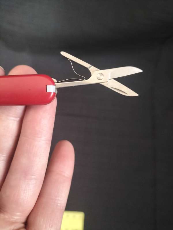 Victorinox Switzerland Stainless Steel Function Transparent Red Pocket Knife  - In Good Condition