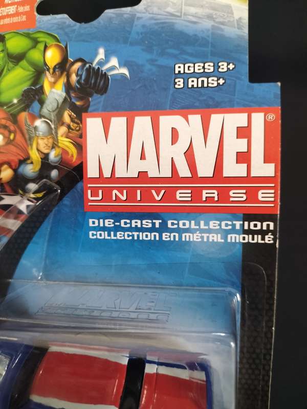 Vintage Marvel Universe Die-Cast Collection Toy Car - Cyclops ( Rosewood) - Boxed Condition
