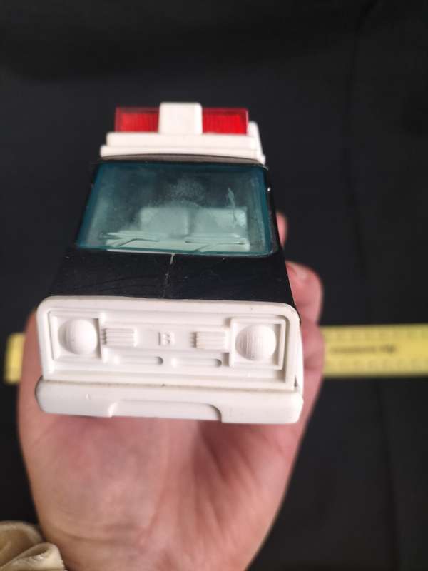 Rare Vintage Buddy L Corp 1970's Petrol Police Van - Made in Japan