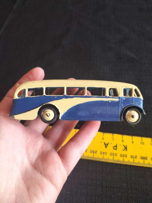 Very Rare Vintage Dinky Toys- No29E  Meccano LTD -Half Cab Coach Bus- Made in England
