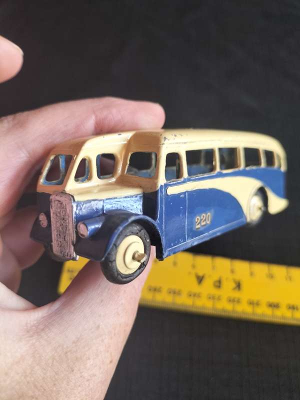 Very Rare Vintage Dinky Toys- No29E  Meccano LTD -Half Cab Coach Bus- Made in England
