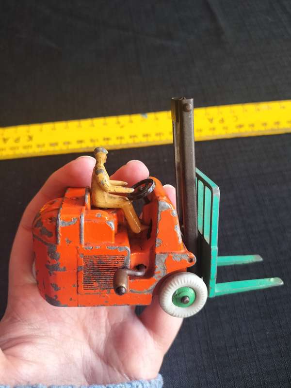 Very Rare Vintage Dinky Toys -NO14C Meccano LTD -Coventry Climax Fork Lift Truck -Made in England