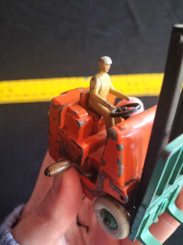 Very Rare Vintage Dinky Toys -NO14C Meccano LTD -Coventry Climax Fork Lift Truck -Made in England