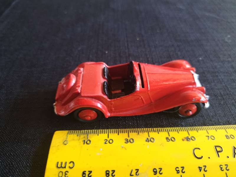 Very Rare Vintage Dinky Toys -NO129  M.G Midget Sport -Made in England