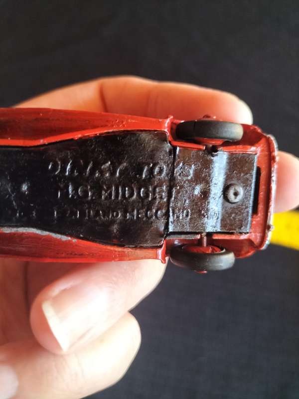 Very Rare Vintage Dinky Toys -NO129  M.G Midget Sport -Made in England