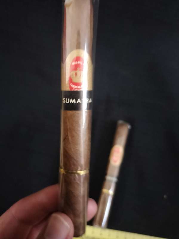 Three Sumatra Manila Tabacalera Cigars - Sealed -Made in The Philippines - See Description