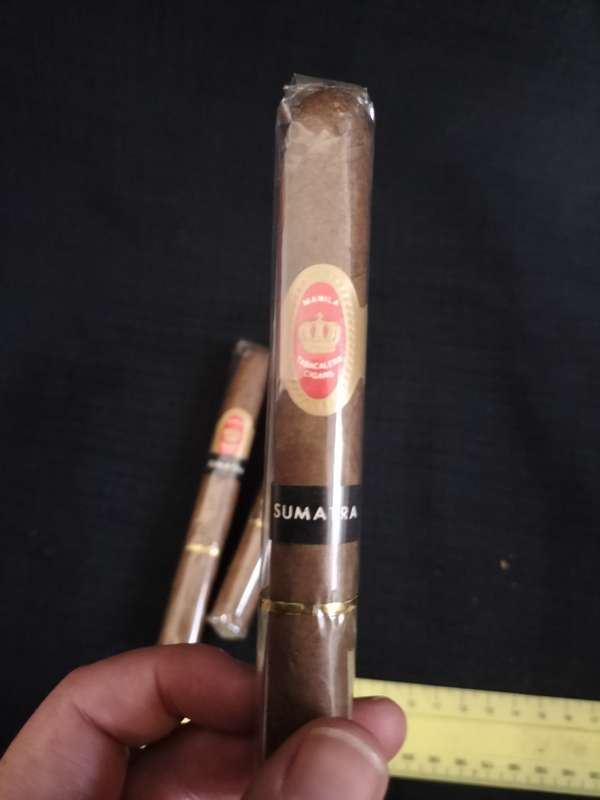 Three Sumatra Manila Tabacalera Cigars - Sealed -Made in The Philippines - See Description