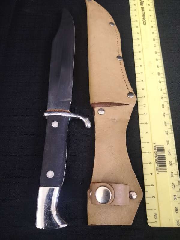 Tramontina Inox - Stainless Steel Hunting Knife with Sheath- Made in Brazil