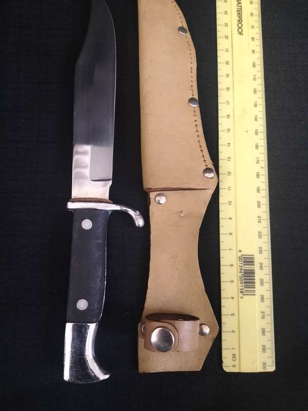 Tramontina Inox - Stainless Steel Hunting Knife with Sheath- Made in Brazil
