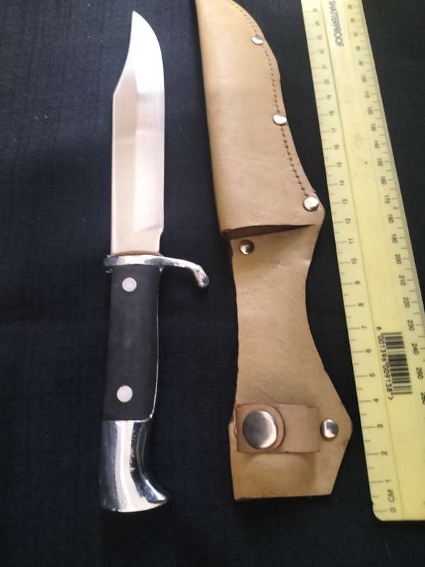 Tramontina Inox - Stainless Steel Hunting Knife with Sheath- Made in Brazil
