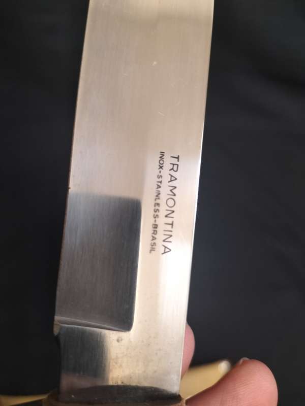 Tramontina Inox - Stainless Steel Hunting Knife with Sheath- Made in Brazil