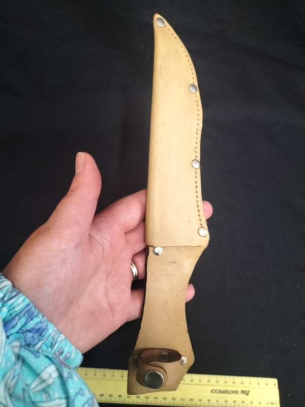 Tramontina Inox - Stainless Steel Hunting Knife with Sheath- Made in Brazil