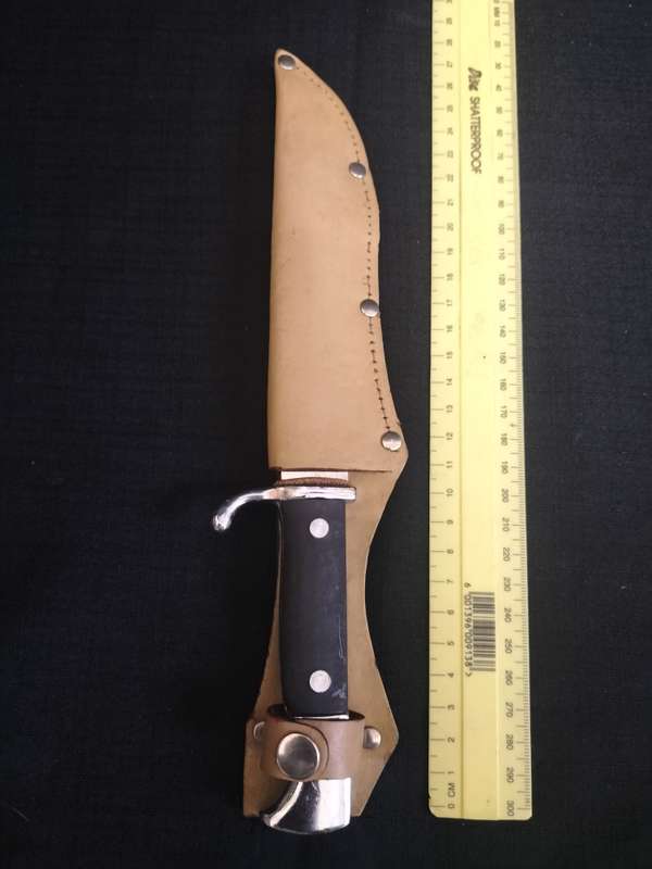 Tramontina Inox - Stainless Steel Hunting Knife with Sheath- Made in Brazil
