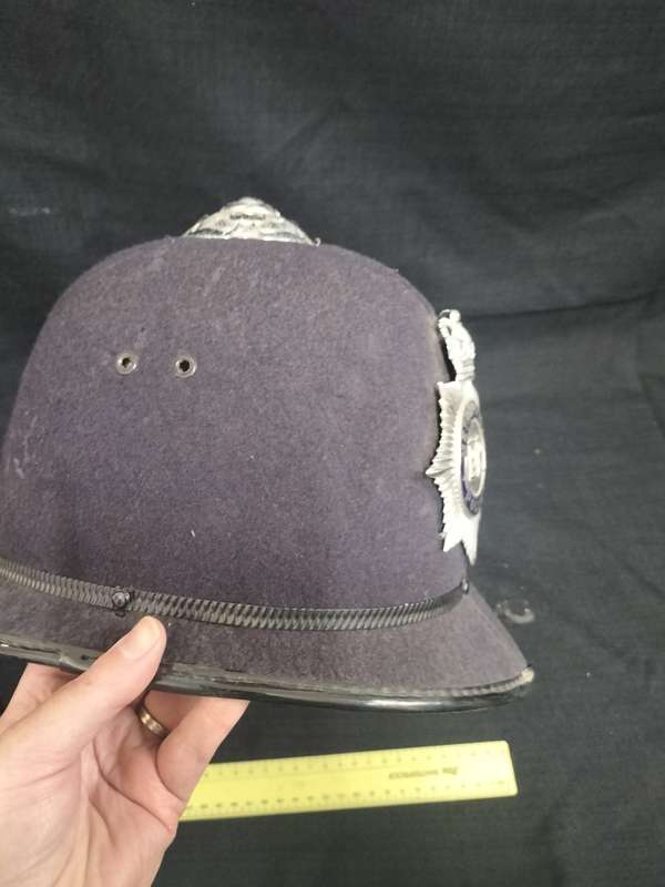 Vintage British Metropolitan Police Helmet