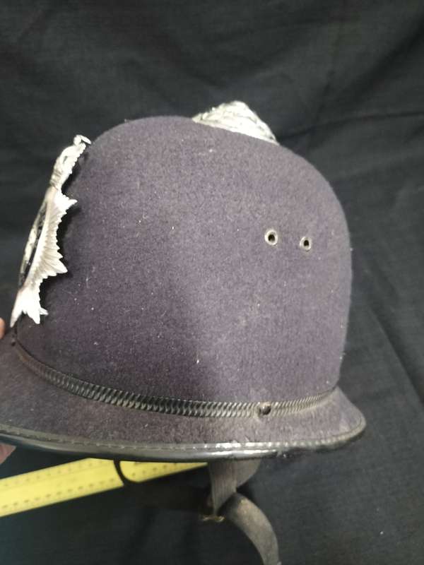 Vintage British Metropolitan Police Helmet
