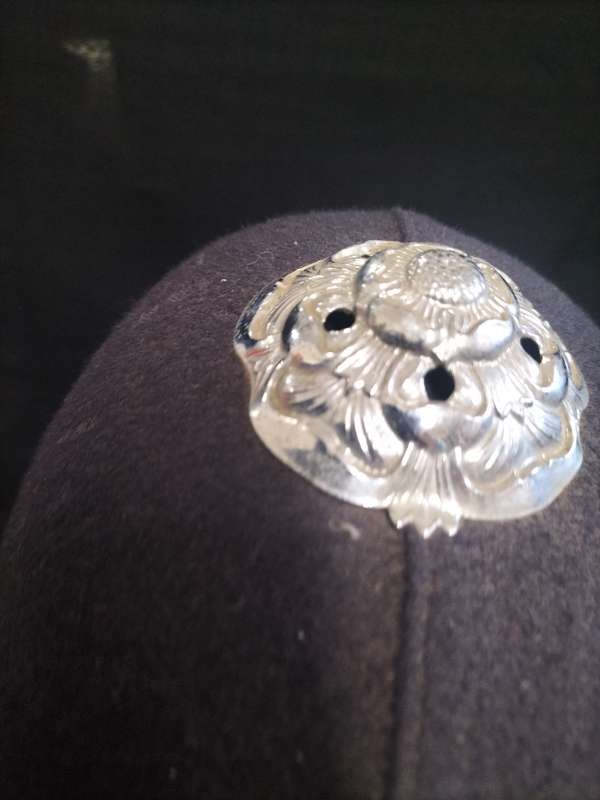 Vintage British Metropolitan Police Helmet