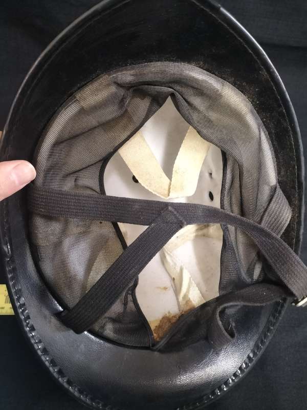 Vintage British Metropolitan Police Helmet