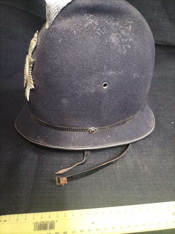 Vintage British Kent Constabulary Police Helmut - Good Condition