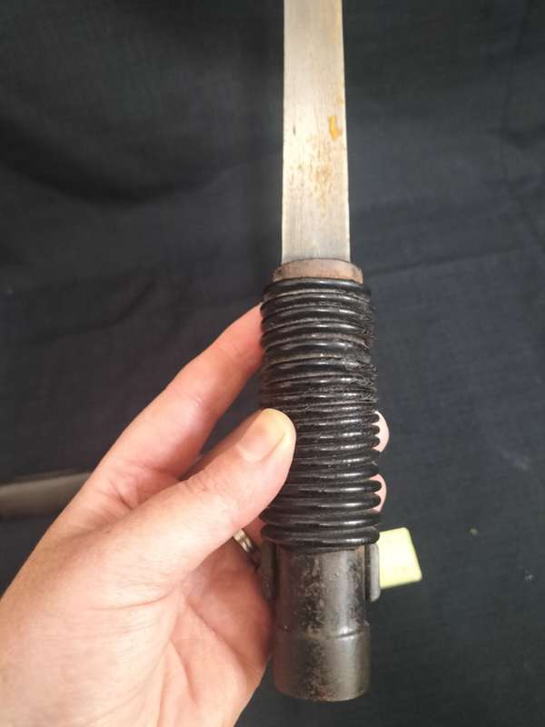 Vintage Bayonet with a Plastic Sheath - Good Condition - See Description