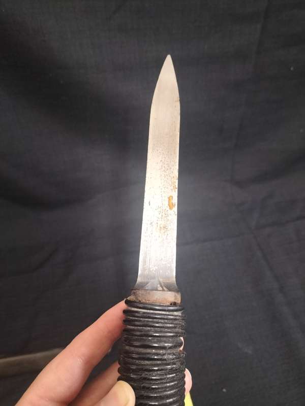 Vintage Bayonet with a Plastic Sheath - Good Condition - See Description