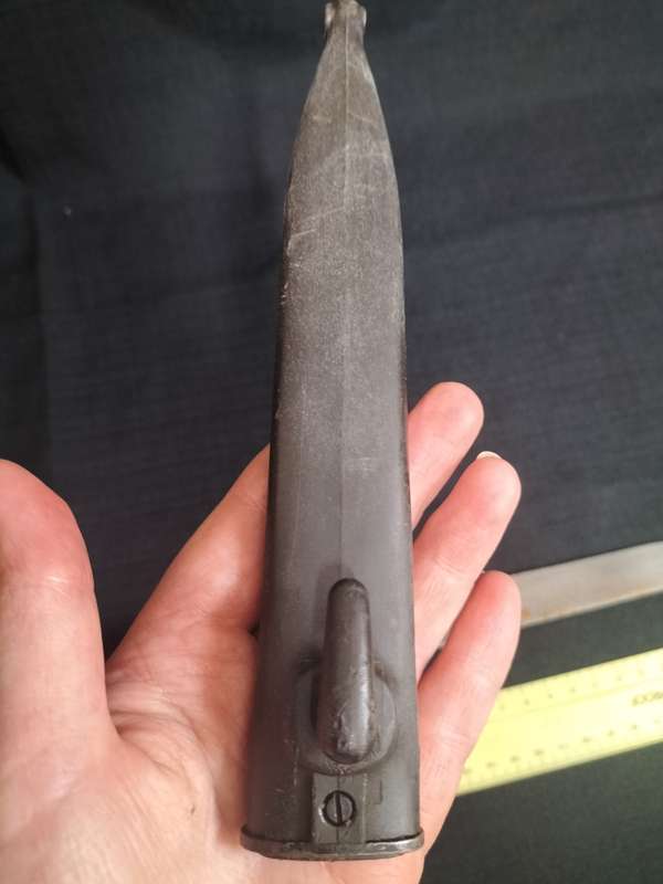 Vintage Bayonet with a Plastic Sheath - Good Condition - See Description