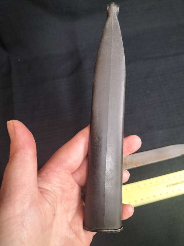 Vintage Bayonet with a Plastic Sheath - Good Condition - See Description