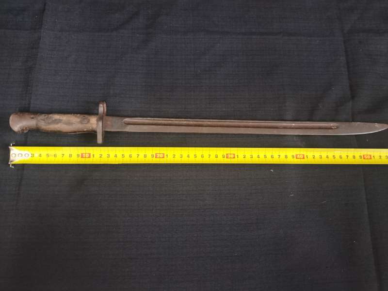 Vintage WWI, WWII M 1907 British Sanderson Co Bayonet Without Scabbard - View Description