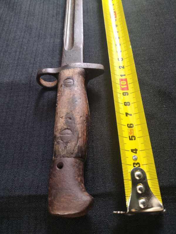 Vintage WWI, WWII M 1907 British Sanderson Co Bayonet Without Scabbard - View Description
