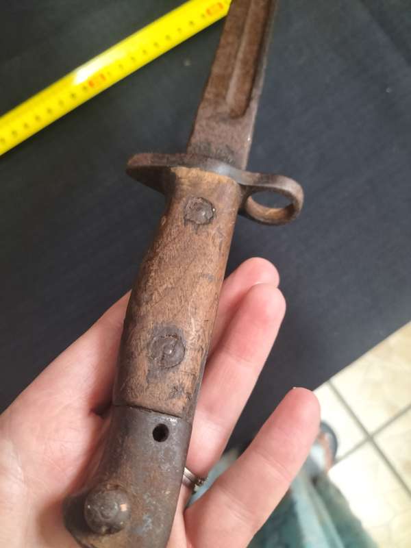 Vintage WWI, WWII M 1907 British Sanderson Co Bayonet Without Scabbard - View Description